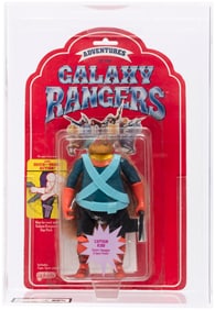ADVENTURES OF THE GALAXY RANGERS (1986) - CAPTAIN KIDD 6 BACK CAS 80%.