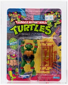 TEENAGE MUTANT NINJA TURTLES (1988) - RAPHAEL SERIES 1/10 BACK AFA 80 NM.
