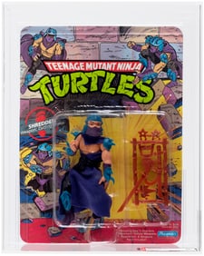 TEENAGE MUTANT NINJA TURTLES (1988) - SHREDDER SERIES 1/10 BACK AFA 80 NM.