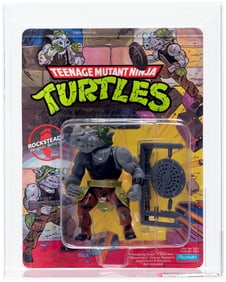 TEENAGE MUTANT NINJA TURTLES (1988) - ROCKSTEADY SERIES 1/10 BACK AFA 80+ NM.