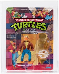 TEENAGE MUTANT NINJA TURTLES (1989) - ACE DUCK SERIES 2/14 BACK AFA 80+ NM.