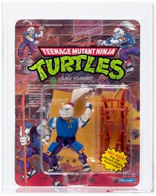TEENAGE MUTANT NINJA TURTLES (1989) - USAGI YOJIMBO SERIES 2/19 BACK AFA 80 NM (POP-UP DISPLAY).