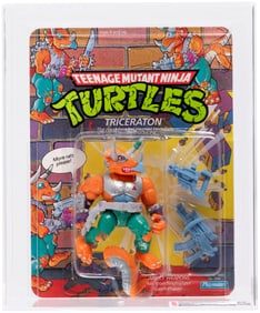 TEENAGE MUTANT NINJA TURTLES (1990) - TRICERATON SERIES 3/31 BACK CAS 85.