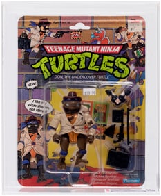 TEENAGE MUTANT NINJA TURTLES (1990) - DON, THE UNDERCOVER TURTLE SERIES 3/44 BACK CAS 85+.