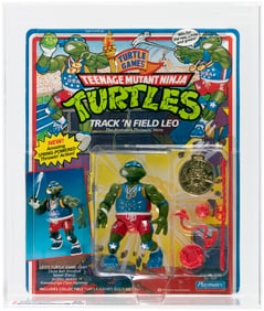 TEENAGE MUTANT NINJA TURTLES: TURTLE GAMES (1992) - TRACK 'N FIELD LEO SERIES 5 CAS 85.