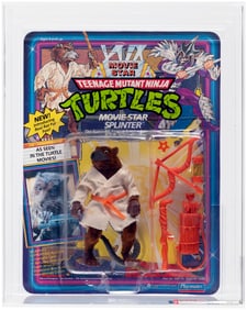 MOVIE STAR TEENAGE MUTANT NINJA TURTLES (1992) - MOVIE STAR SPLINTER AFA 85 NM+ (NONE HIGHER IN