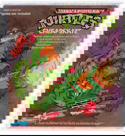 TEENAGE MUTANT NINJA TURTLES (1988) - CHEAPSKATE SERIES 1 VEHICLE CAS 85+.