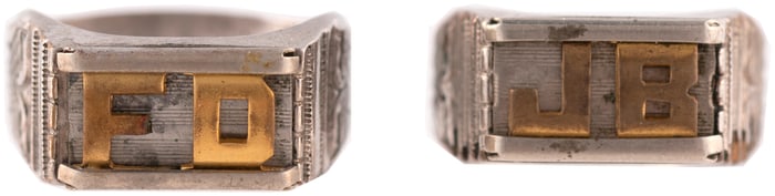 1938 DICK TRACY SCARCE QUAKER INITIAL RING & ONLY KNOWN PROTOTYPE VERSION (OVERSTREET COLLECTION).