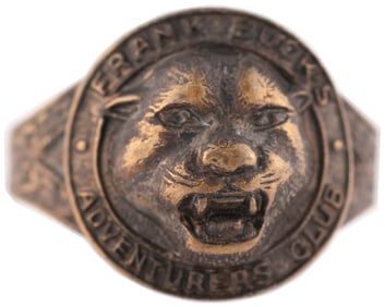 1938 FRANK BUCK "ADVENTURERS CLUB" VARIETY RING (OVERSTREET COLLECTION).