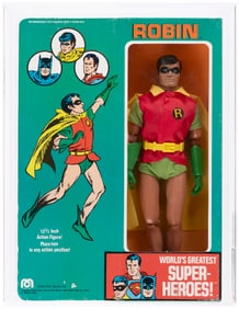 MEGO WORLD'S GREATEST SUPER-HEROES (1978) - ROBIN 12.5" SERIES AFA 75 EX+/NM.