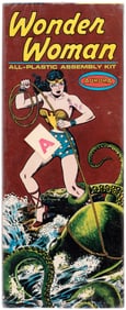 AURORA WONDER WOMAN FACTORY-SEALED BOXED MODEL KIT.