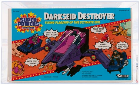 SUPER POWERS COLLECTION (1985) - DARKSEID DESTROYER SERIES 2 VEHICLE AFA 80 NM.