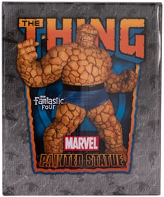THE THING - BOWEN LIMITED VERSION FAUX BRONZE PAINTED STATUE IN BOX.