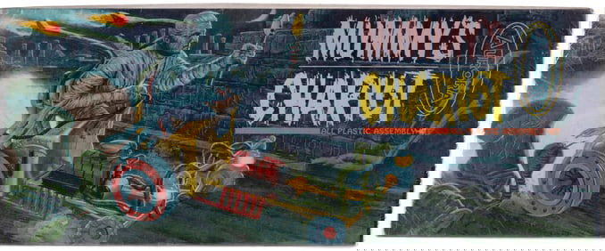 AURORA MUMMY'S CHARIOT FACTORY-SEALED BOXED MODEL KIT.