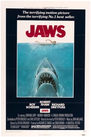 JAWS ONE SHEET MOVIE POSTER.