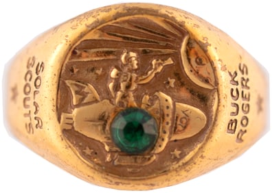 1936 BUCK ROGERS SOLAR SCOUTS REPELLER RAY RING HIGH GRADE EXAMPLE/USA VERSION (OVERSTREET