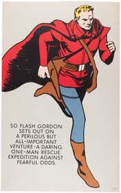 FLASH GORDON 1965 UNITED BOOK GUILD POSTER.