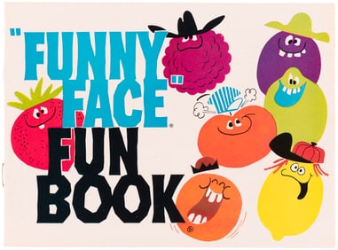 PILLSBURY "FUNNY FACE" 1965 PREMIUM BOOK & CONTEST PAPERS.