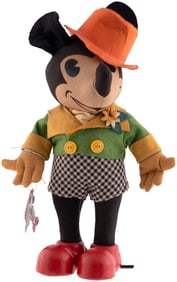 MICKEY MOUSE IN EASTER PARADE OUTFIT RARE 1930s KNICKERBOCKER DOLL.