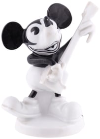 MICKEY MOUSE WITH BANJO 1932 PORCELAIN ROSENTHAL FIGURINE.