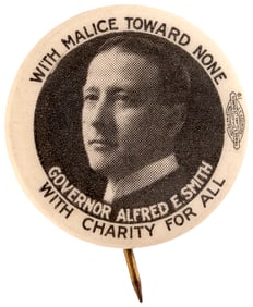 SMITH: "WITH MALICE TOWARD NONE/WITH CHARITY FOR ALL" BUTTON HAKE #86.
