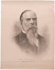 BIDWELL & CRANFILL 1892 PROHIBITION PARTY POSTER PAIR.