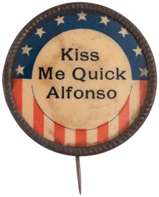WAR OF 1898 SATIRICAL SLOGAN REFERENCING KING ALFONSO XIII OF SPAIN.