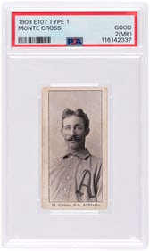 1903 E107 TYPE 1 MONTE CROSS PSA 2 GOOD (MK).