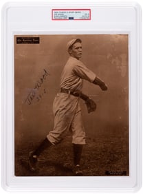 1909-13 M101-2 SPORTING NEWS SUPPLEMENTS JOE WOOD PSA/DNA 3 VG AUTOGRAPH 8 (HIGHEST GRADED).