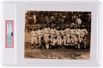 1930 HABANA LEONES CUBAN LEAGUE BASEBALL CLUB NEWS SERVICE PHOTO WITH TETELO VARGAS & CHET BREWER
