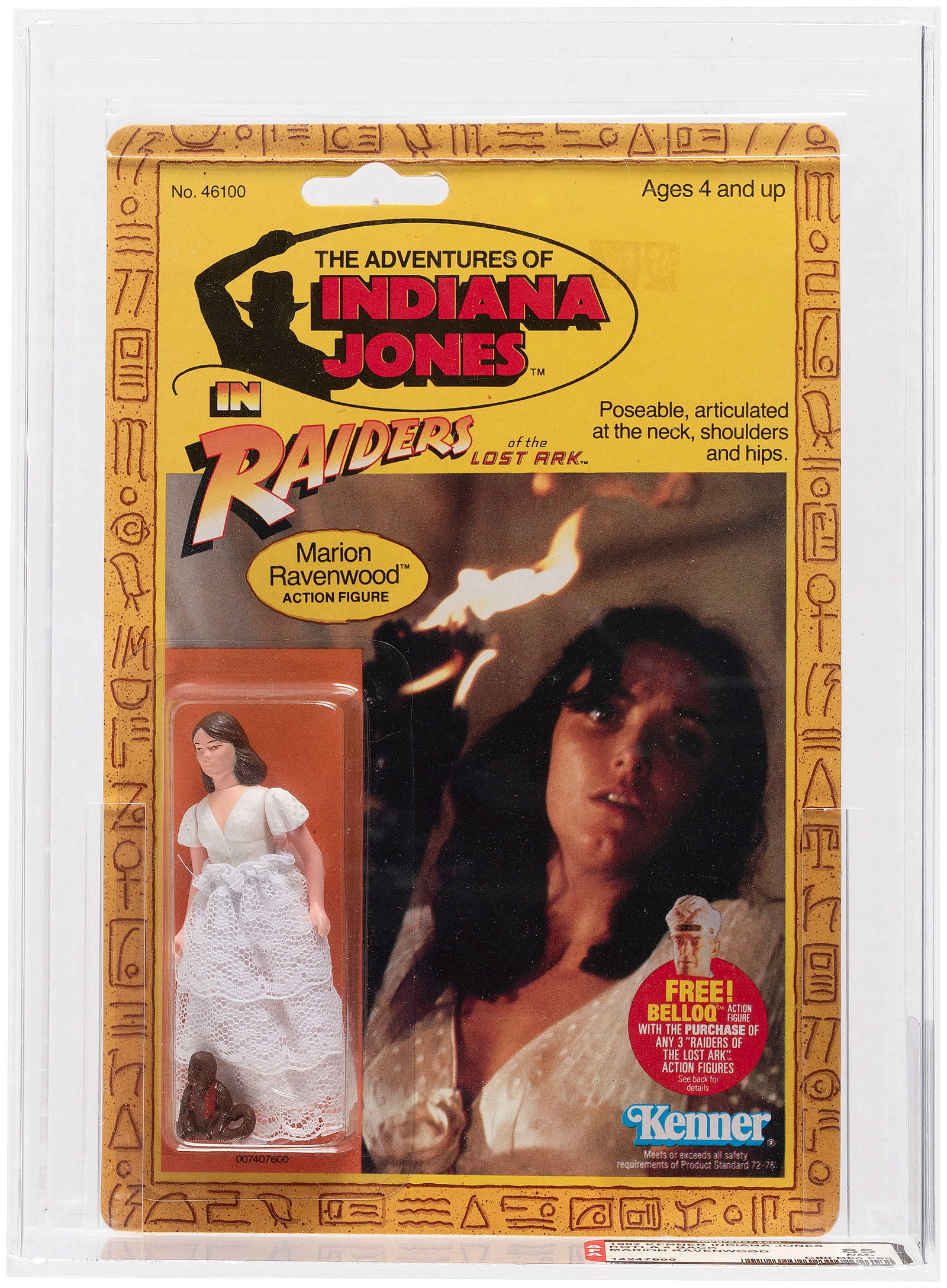 THE ADVENTURES OF INDIANA JONES IN RAIDERS OF THE LOST ARK (1982) - MARION RAVENWOOD SERIES 1/4 BACK