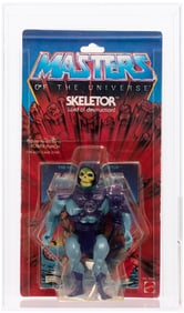 MASTERS OF THE UNIVERSE (1982) - SKELETOR SERIES 1/8 BACK (W/WARRANTY) AFA 75 EX+/NM (HALF-BOOTS).