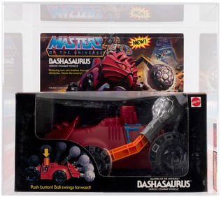 MASTERS OF THE UNIVERSE (1985) - BASHASAURUS SERIES 4 AFA UNCIRCULATED U80 NM.