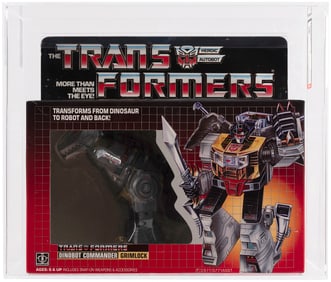 TRANSFORMERS (1985) SERIES 2 DINOBOT - GRIMLOCK AFA 80 NM.