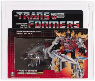TRANSFORMERS (1985) SERIES 2 DINOBOT - SNARL AFA 80 NM.