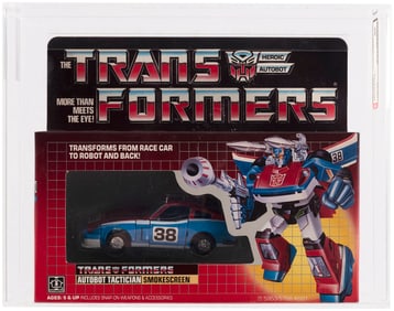 TRANSFORMERS (1985) SERIES 2 CAR - SMOKESCREEN AFA 80 NM.