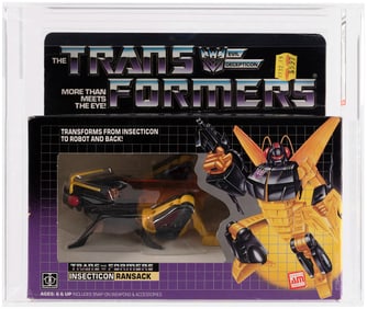 TRANSFORMERS (1985) SERIES 2 DELUXE INSECTICON - RANSACK 75 EX+/NM.