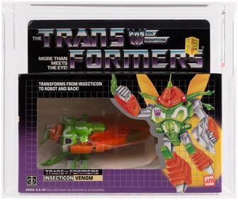 TRANSFORMERS (1985) SERIES 2 DELUXE INSECTICON - VENOM AFA 80 NM.