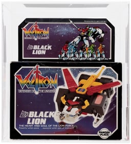PANOSH PLACE VOLTRON - DEFENDER OF THE UNIVERSE (1984) - BLACK LION AFA 75 EX+/NM.