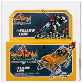PANOSH PLACE VOLTRON - DEFENDER OF THE UNIVERSE (1984) - YELLOW LION AFA 80+ NM.