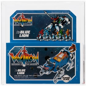 PANOSH PLACE VOLTRON - DEFENDER OF THE UNIVERSE (1984) - BLUE LION AFA 80 NM.