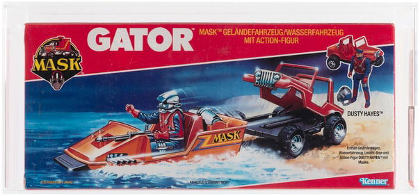 M.A.S.K. (1985) - GATOR SERIES 1 AFA 85 NM+ (GERMAN/DUTCH BOX, NONE HIGHER IN POP).