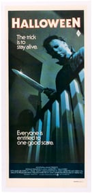 HALLOWEEN LINEN-MOUNTED AUSTRALIAN DAYBILL MOVIE POSTER.