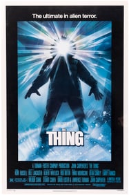 JOHN CARPENTER'S THE THING ONE SHEET MOVIE POSTER.