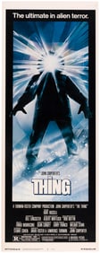 JOHN CARPENTER'S THE THING INSERT MOVIE POSTER.