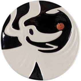 1996 THE NIGHTMARE BEFORE CHRISTMAS ZERO LARGE & IMPRESSIVE CHARGER PLATE BY RHODES/WHITE LIMITED ED