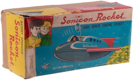 1960s SONICON ROCKET IN BOX.