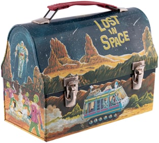 LOST IN SPACE (1967) METAL DOME LUNCHBOX & THERMOS.