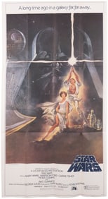STAR WARS THREE-SHEET MOVIE POSTER.
