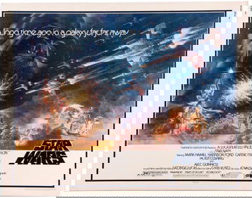 STAR WARS HALF-SHEET MOVIE POSTER.